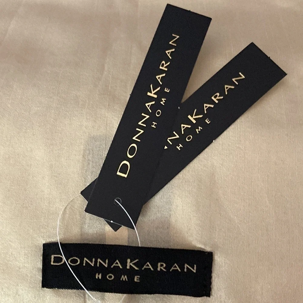Donna Karan Home Gilded Sheer Layered Decorative Pillow Sham NWT